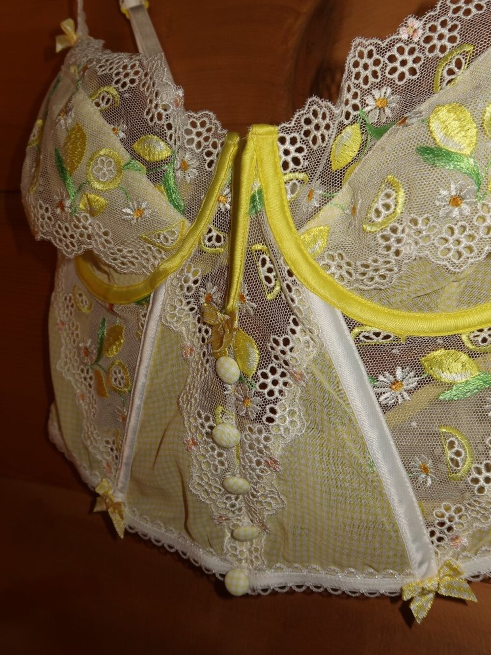 LIKE NEW For Love & Lemons Lemon Corset Top - Picture 3 of 10